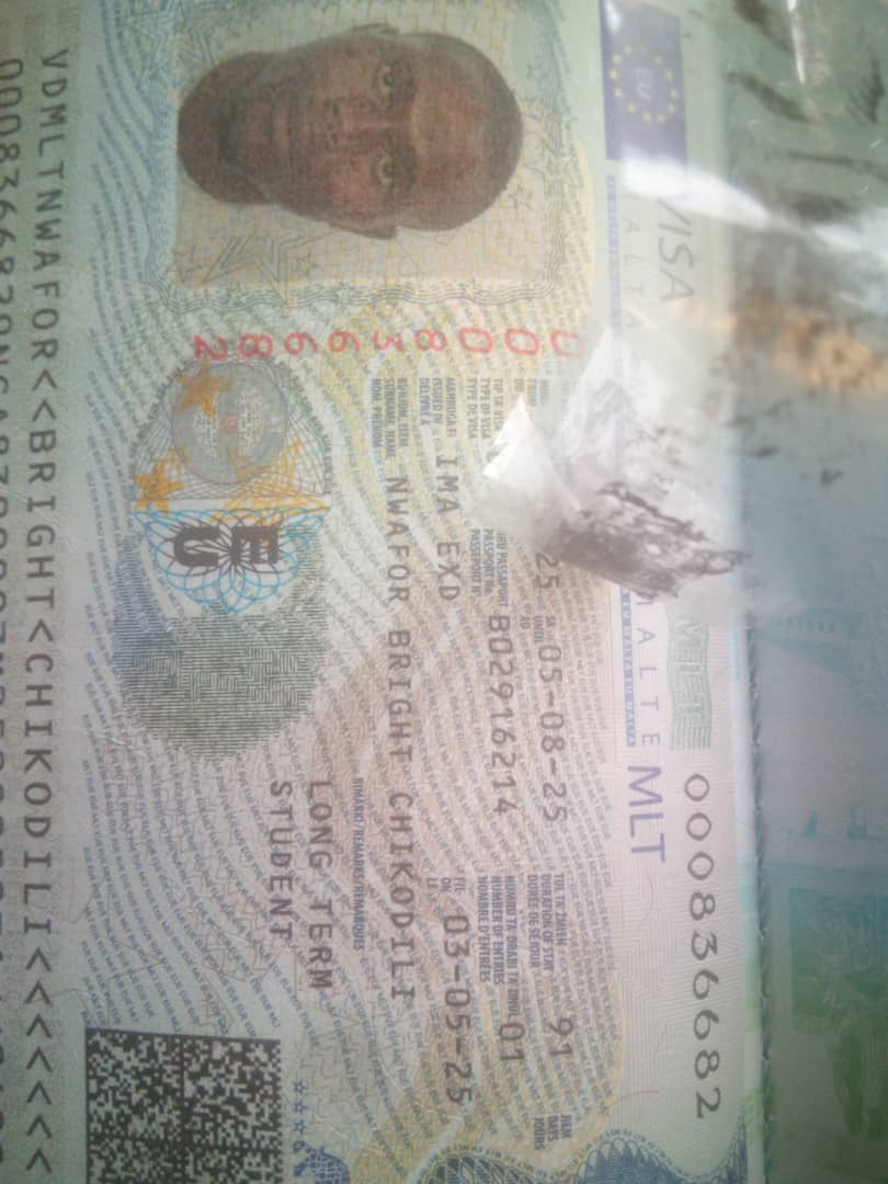 Bright Nwafor Visa